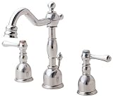 Danze D303057PNV Opulence Two Handle Mini Widespread Lavatory Faucet, Polished Nickel