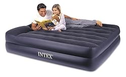 Intex Pillow Rest Queen Airbed with Built-in Electric Pump