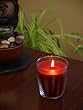 Filled Candle in Carmona Jar- Red Currant Scent, 12.5 oz