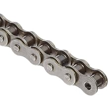 Morse 50R 10FT Standard Roller Chain, ANSI 50, Riveted, 1 Strand, Steel, 5/8" Pitch, 0.4" Roller Diamter, 3/8" Roller Width, 46000lbs Average Tensile Strength, 10ft Length
