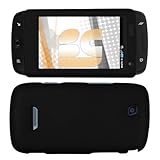 Black Rubberized Protector Hard Case for Samsung Sidekick 4G