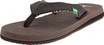 Sanuk Women's Yoga Mat Flip Flop,Brown,10 M US