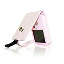 Genuine Napa Leather and Exotica Wild Snake Skin Apple iPod nano 3G - Victoria Pink Valet Flip Case