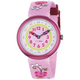 Flik Flak - FBN044 - Montre Fille - Quartz - Analogique - Bracelet plastique multicolore
