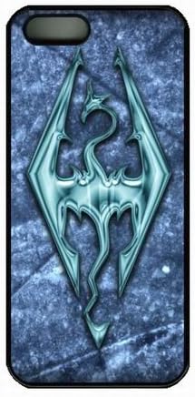 Skyrim - The Elder Scrolls V Custom iphone 5 5S Case, Skyrim - The Elder Scrolls V Black PC Case for iPhone 5