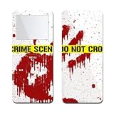 Crime Scene Revisited White - Apple iPod nano 1G (1st Generation) 1GB/ 2GB/ 4GB Protector Skin Decals - Faceplates