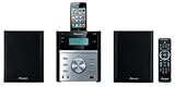 Pioneer X-EM21 Micro HiFi CD/FM Stereo System with iPod-Dock USB-in Remote