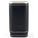 Xikar Black Leather 3 Finger HARD CEDAR LINED Cigar Case