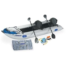 Sea Eagle 395 Paddle Ski Catamaran Kayak with Pro Package