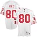 Reebok NFL Equipment San Francisco 49ers #80 Jerry Rice White Tackle Twill Throwback Football Jersey
