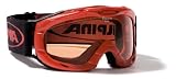 ALPINA Kinder Skibrille Ruby S, rot-silber, A7050-459