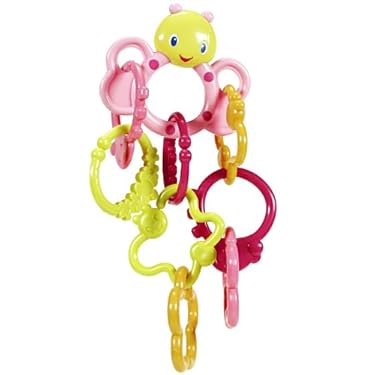 Bright Starts Flutter Links Pretty In Pink