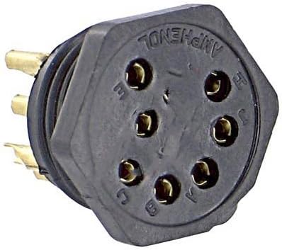 Cooper Interconnect 126-1082 , connector, mini hex, basic female, solder cup termination, 9 socket contact