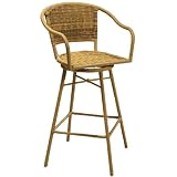 Nassau Swivel All weather Wicker Bar Stool