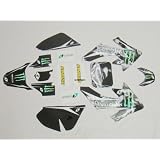 14pcs Monster Energy Graphics Decals Stickers for Honda Crf50 