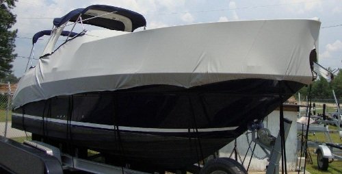Boat Cover High Profile Cabin Cruiser  Radar 