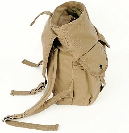 vintage waterproof canvas casual pocket camera backpack bag for DSLR EVIL DC Camera Khaki Yellow Color
