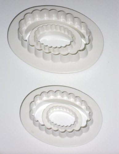 Oval Plunger Cutter, Set of 4