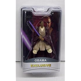 Obama Star Wars Jedi Figure Exclusive "Purple Lightsaber"