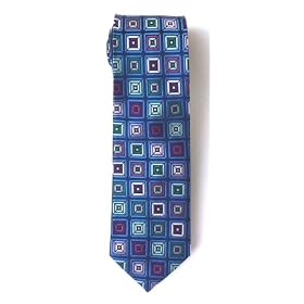 100% Silk Woven Geometric Extra Extra Long 67 Tie
