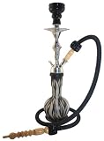 Aladin Shisha Zebra S - 48cm - Schwarz
