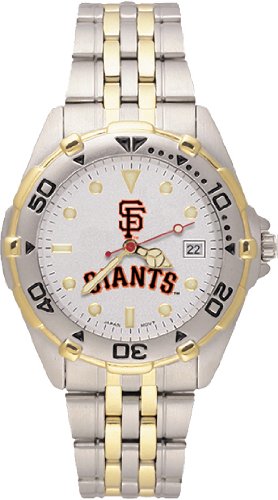 MLB San Francisco Giants Men's All Star Watch Stainless Steel Bracelet