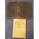 Modern First Year Algebra and Answers to Modern First Year Algebra by  Webster Wells and Walter W. Hart