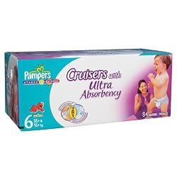 PampersCruiserswithultraAbsorbancysize6(DryMax)