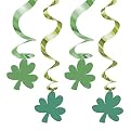 Irish Clover Swirl Decorations - 15-pk.