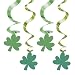 Irish Clover Swirl Decorations - 15-pk.