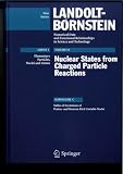 Tables of Excitations of Proton-and Neutron-rich Unstable Nuclei (Landolt-Bornstein: Numerical Data and Functional Relationships in Science and Technology - New Series)