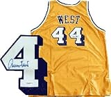 Jerry West Autographed / Signed L.A. Lakers Gold Jersey (James Spence)