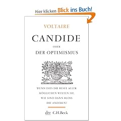 Candide: oder Der Optimismus