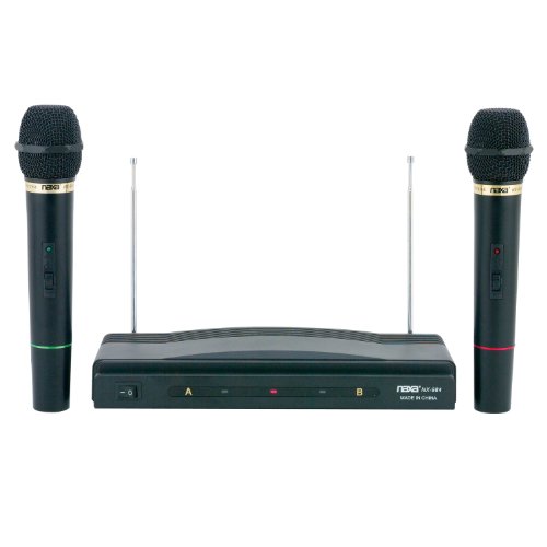 Naxa Professional Wireless Karaoke 2 Microphone System NAM-984