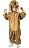 Plush Puppy Dog Halloween Dressup Play Costume Brown Xs 1-2 Yrs