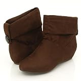 Bamboo Capella48 Ankle Boots Brown Suede