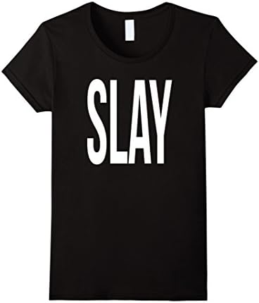 Women's SLAY T-Shirt for Fans and Hive Members by Formation Nation XL Black