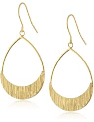 Sterling Silver Satin Crescent Drop Dangle Earrings