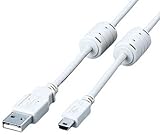 ELECOM tFCgRAtUSB2P[u USB(A)IX-USB(miniB)IX 1.0m x[W USB-M51