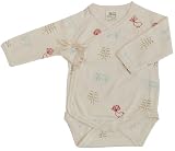 Nature Baby Organic Cotton Long-Sleeved Kimono Bodysuit