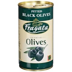 Fragata Spanische Oliven schwarz, ohne Stein, 6er Pack (6 x 150 g)