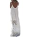ZANZEA Ladies Strapless Sleeveless Vest Lace Crochet Beach Maxi Long Dress White 14