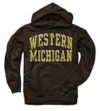 Western Michigan Broncos Brown Arch Hooded Sweatshirt