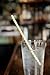 Kikkerland Plaid Paper Straws, Box of 144