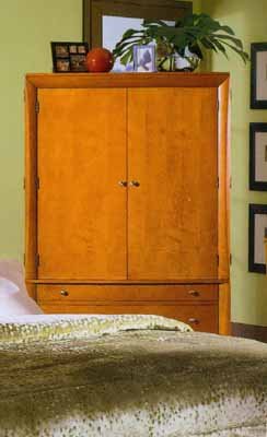 Classic Natural Cherry TV Armoire