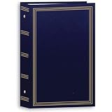 Pioneer Classic 3 Ring Photo Album with Assorted Colored Covers, Holds 504 4' x 6' Photos, 3 Per Page.