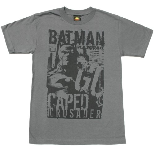  DC COMICS BATMAN "CAPED CRUSADER" Licensed Tee