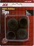 SHEPHERD HARDWARE 51240 TIP CHAIR LEG DURA 3/4 BLACK