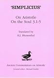 On Aristotle on the soul 3.1-5