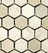 Crema Marfil SAMPLE Mosaic Hexagon Honed
